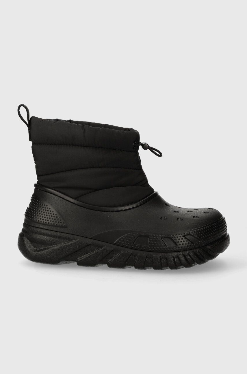 Levně Sněhule Crocs Duet Max II Boot černá barva, 208773