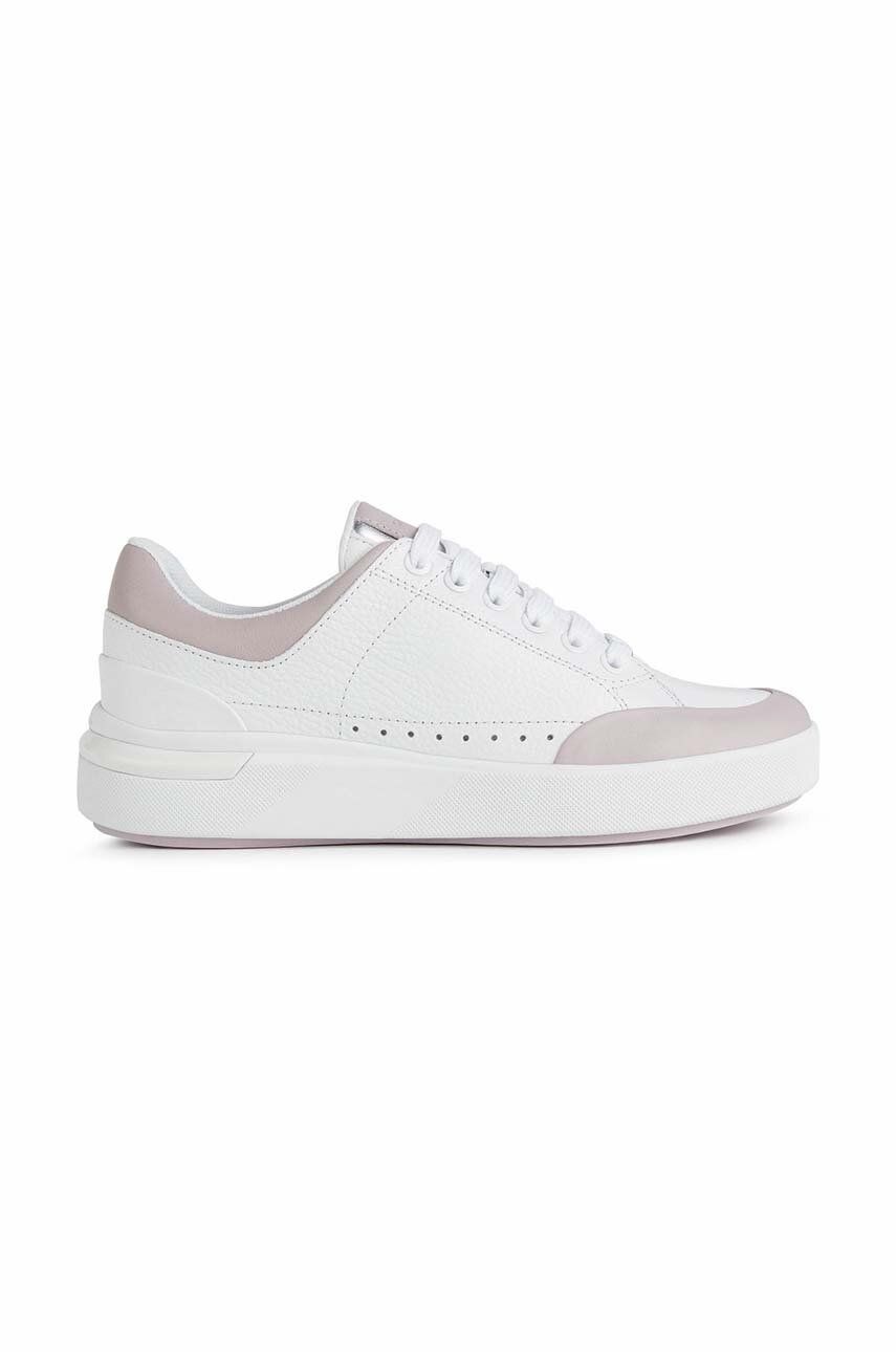 Sneakers boty Geox D DALYLA a bílá barva, D25QFA 04685 C1Z8W - bílá -  Svršek: Umělá hmota