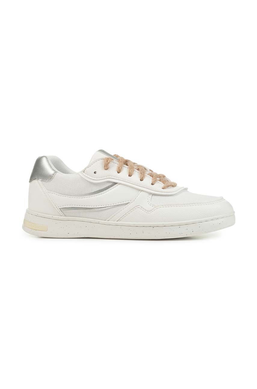 Sneakers boty Geox D JAYSEN G bílá barva, D261BG 0BU10 C1000 - bílá -  Svršek: Umělá hmota