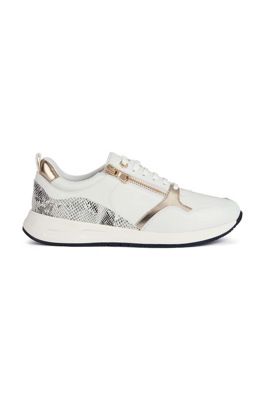 Sneakers boty Geox D BULMYA a bílá barva, D35NQA 0BCAR C0118 - bílá -  Svršek: Umělá hmota