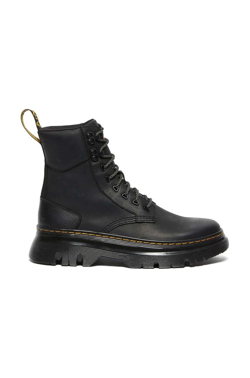 Dr. Martens Cizme De Piele Tarik Femei, Culoarea Negru, Cu Toc Plat, Dm27021001