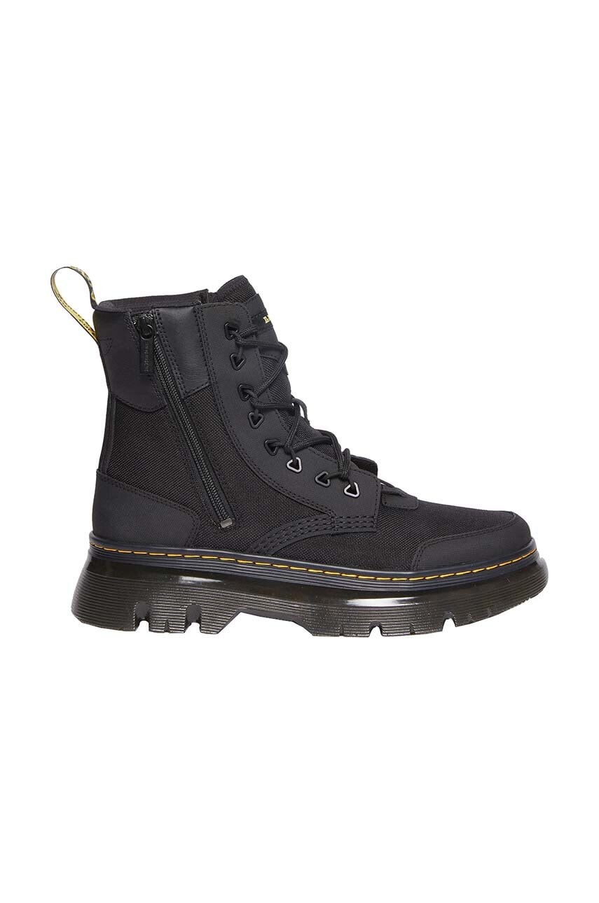 Dr. Martens botine Tarik Zip femei, culoarea negru, cu toc plat, DM31120001