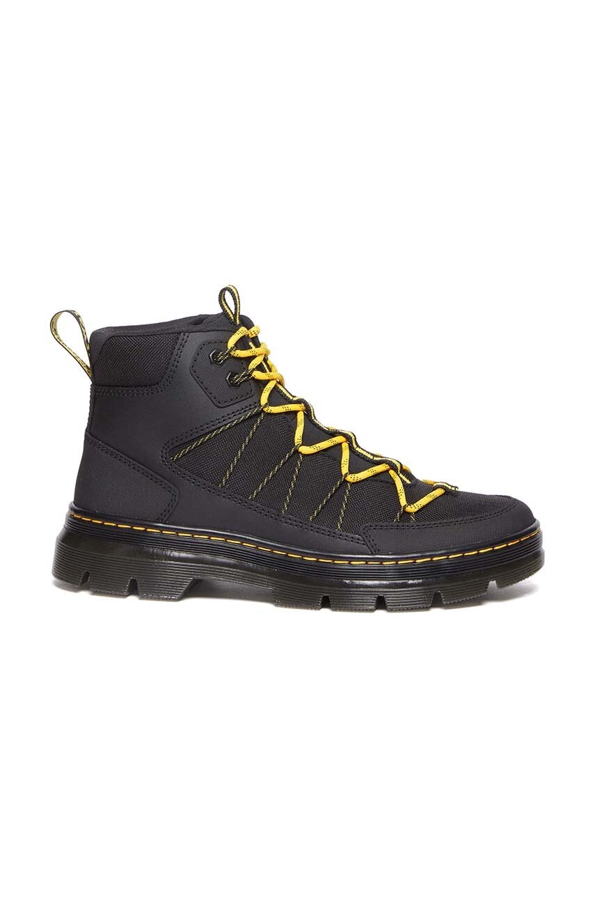 Levně Nízké kozačky Dr. Martens Buwick černá barva, na plochém podpatku, DM31185001