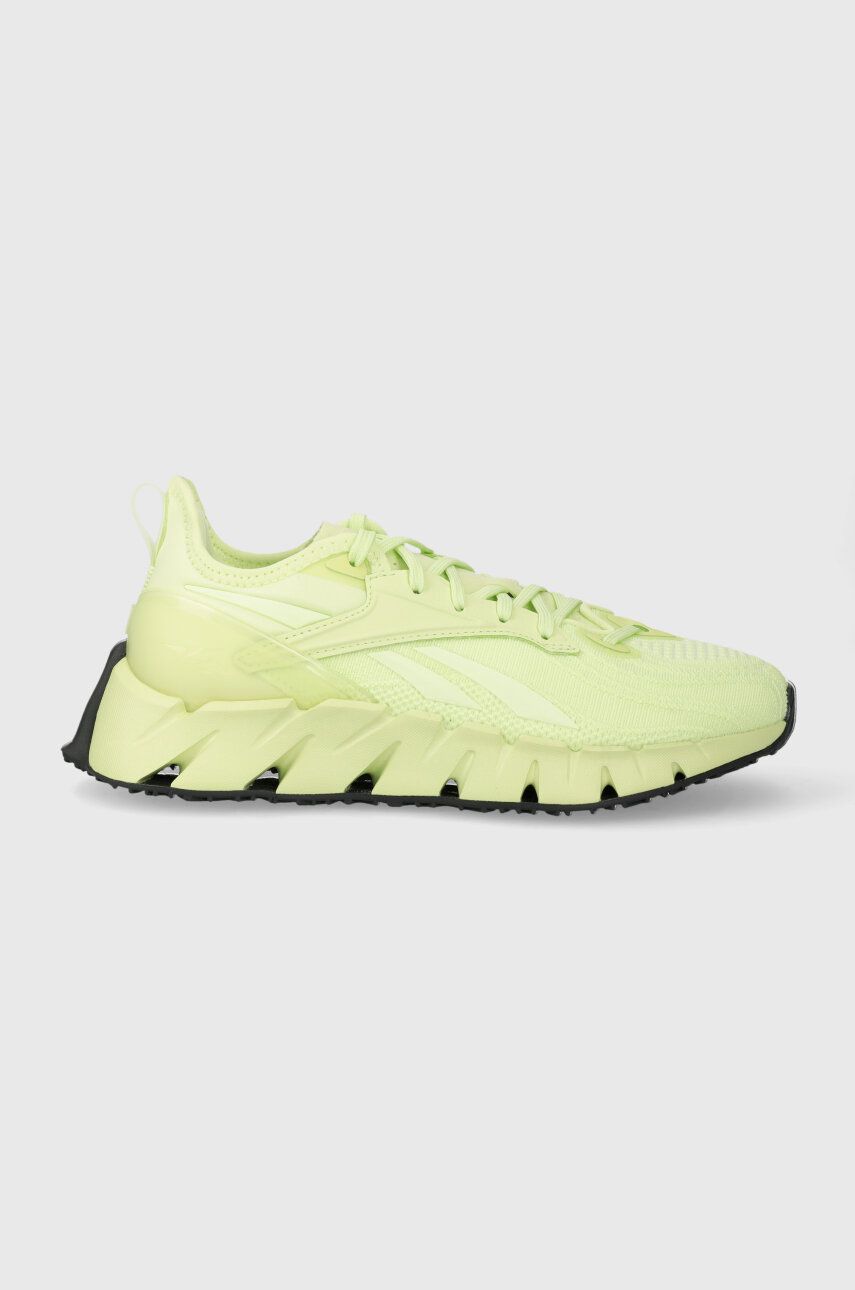 Běžecké boty Reebok ZIG Kinetica 3 zelená barva - zelená - Svršek: Umělá hmota