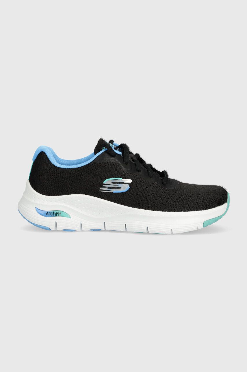 Levně Tréninkové boty Skechers Arch Fit Infinity Cool černá barva