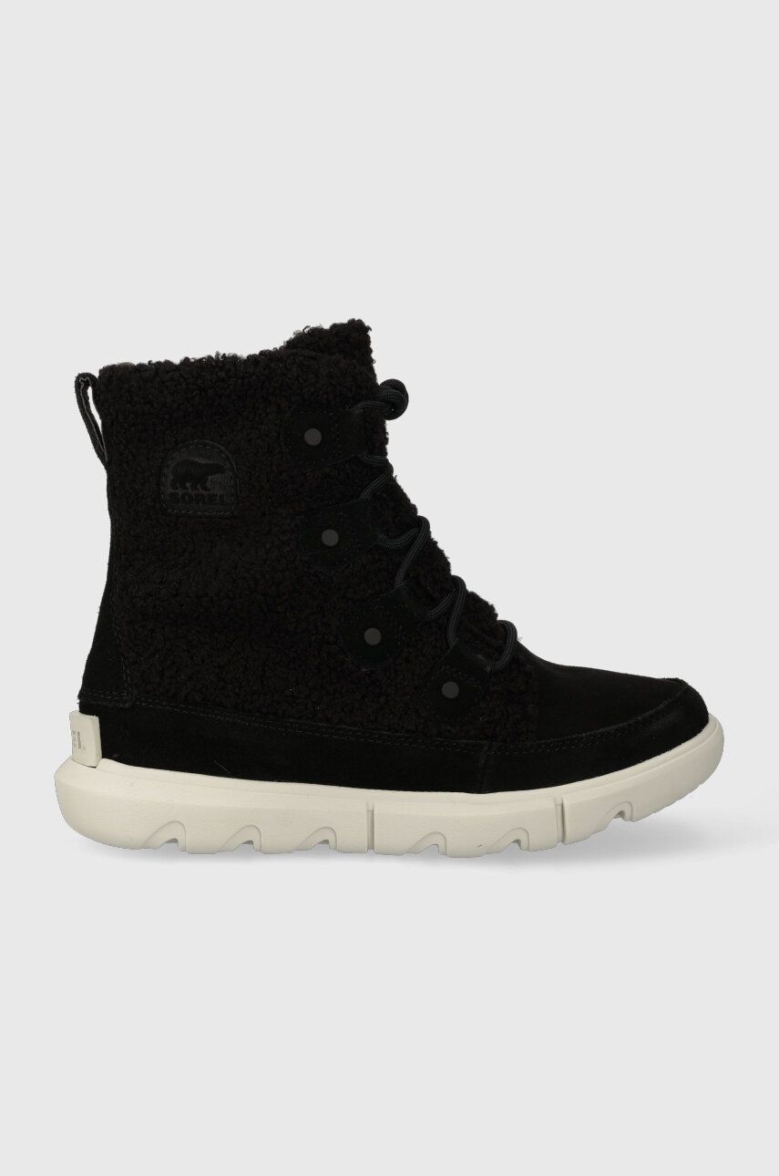 Sorel cizme de iarna EXPLORER NEXT JOAN COZY femei, culoarea negru, 2058881010