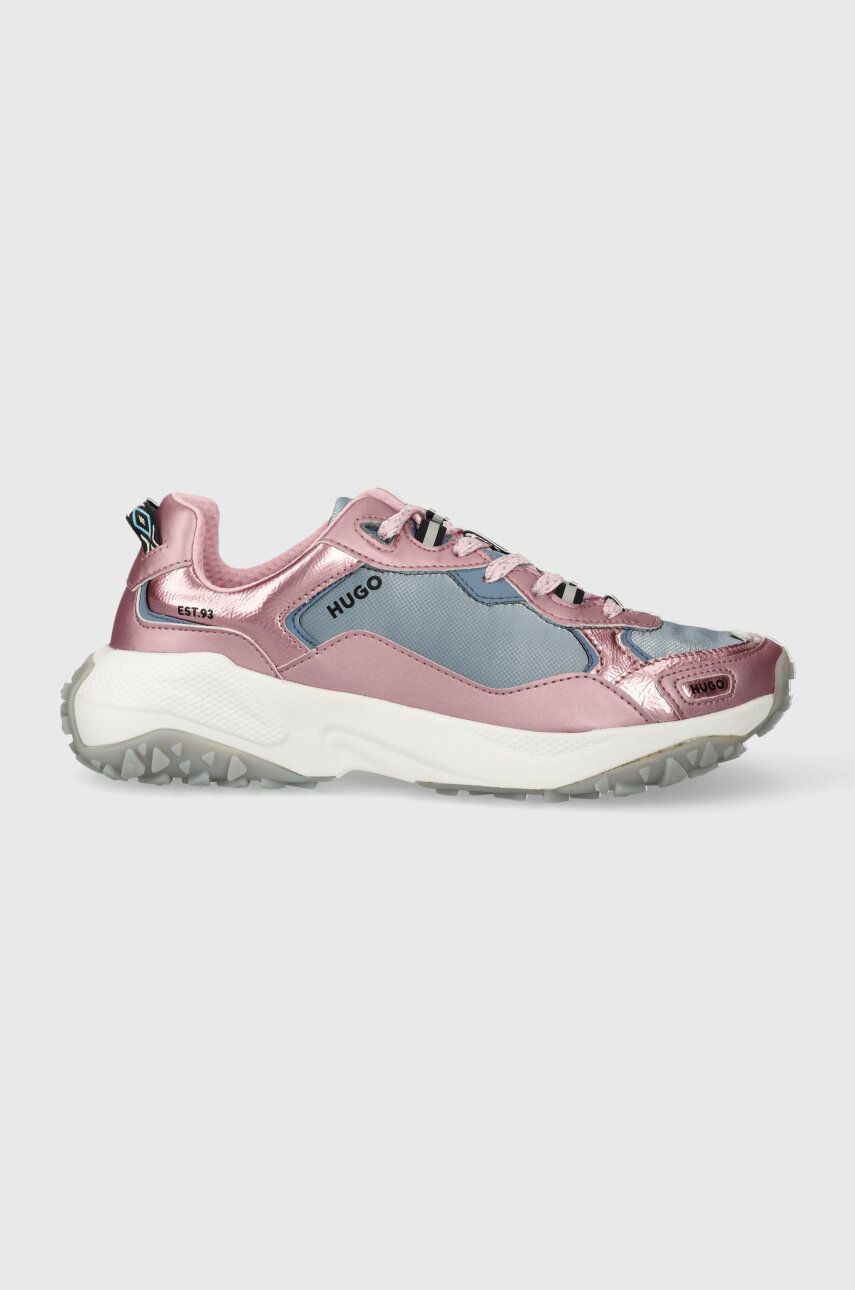Levně Sneakers boty HUGO GO1ST růžová barva, 50504539