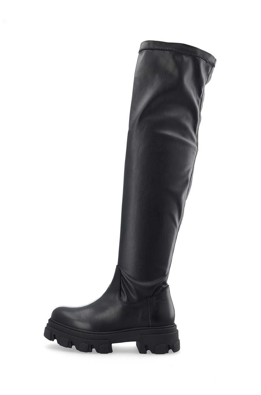 Bianco cizme BIAGINNY femei, culoarea negru, cu platforma, 11250552