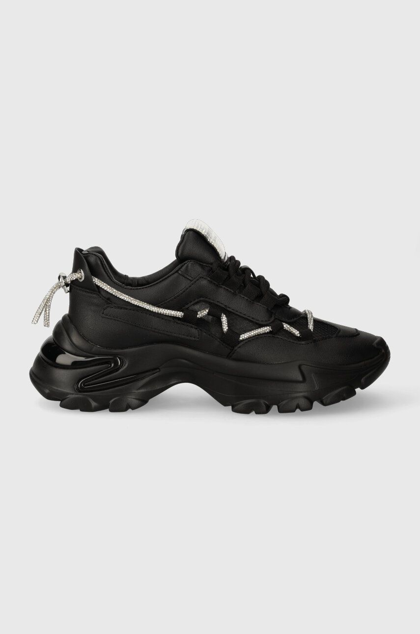 Sneakers boty Steve Madden Miracles černá barva, SM11002303 - černá - Svršek: Umělá hmota