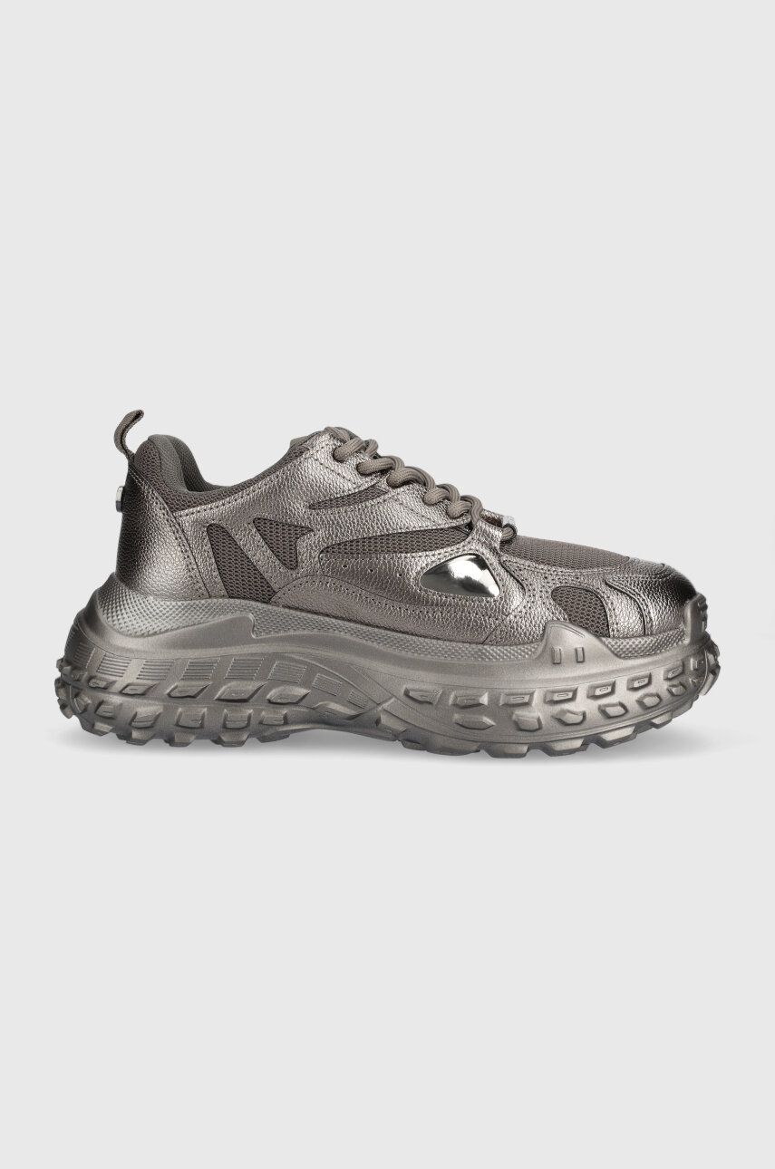 Sneakers boty Steve Madden Cadenza šedá barva, SM11002713 - šedá - Svršek: Umělá hmota