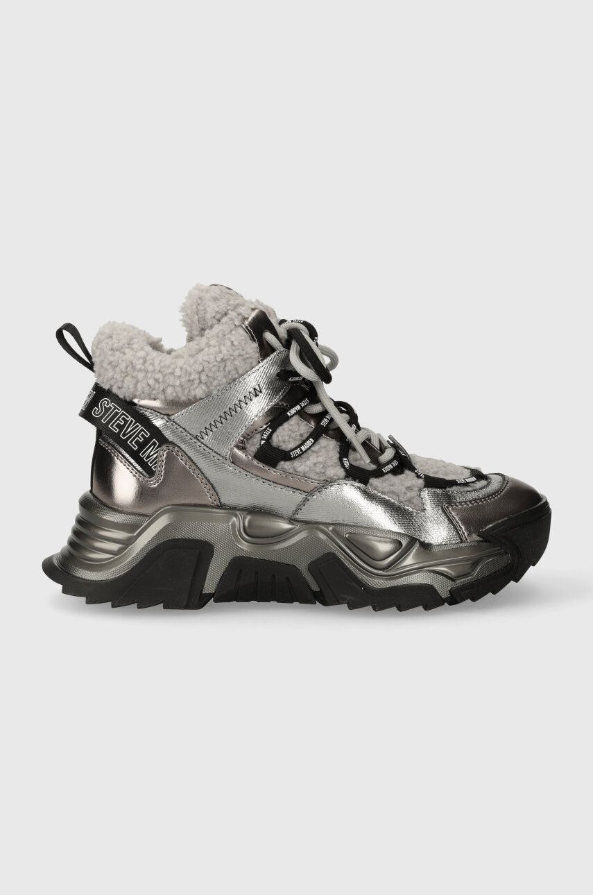 Levně Sneakers boty Steve Madden Kaboom stříbrná barva, SM11002743