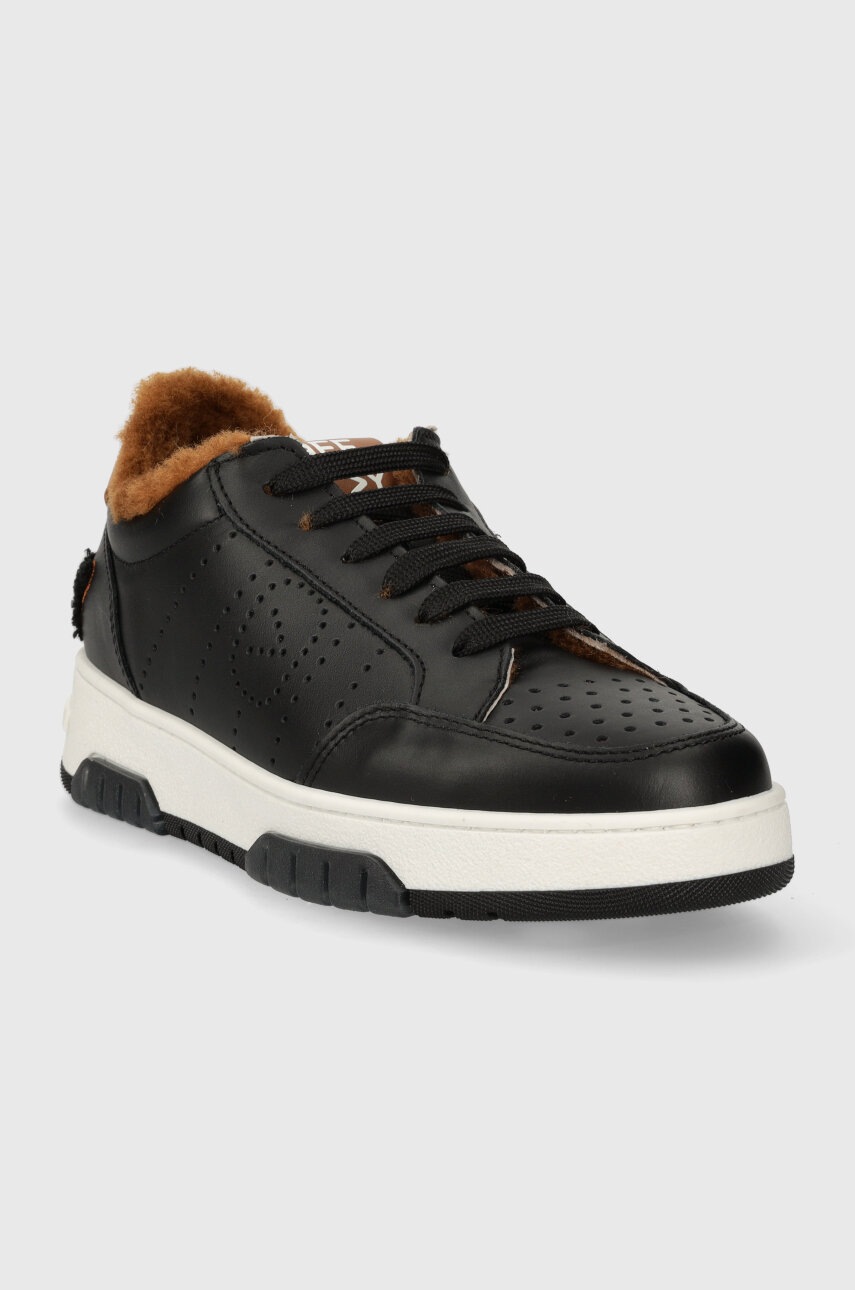 Δερμάτινα αθλητικά παπούτσια Off Play COMO χρώμα: μαύρο, COMO 1 BLACK, COGNAC φωτογραφία