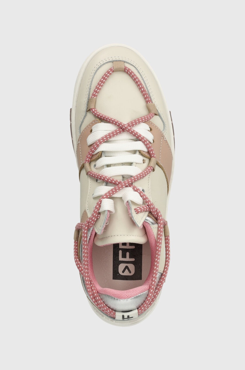 Δερμάτινα αθλητικά παπούτσια Off Play SORRENTO χρώμα: μπεζ, SORRENTO 1 LATTE, CIPRIA φωτογραφία