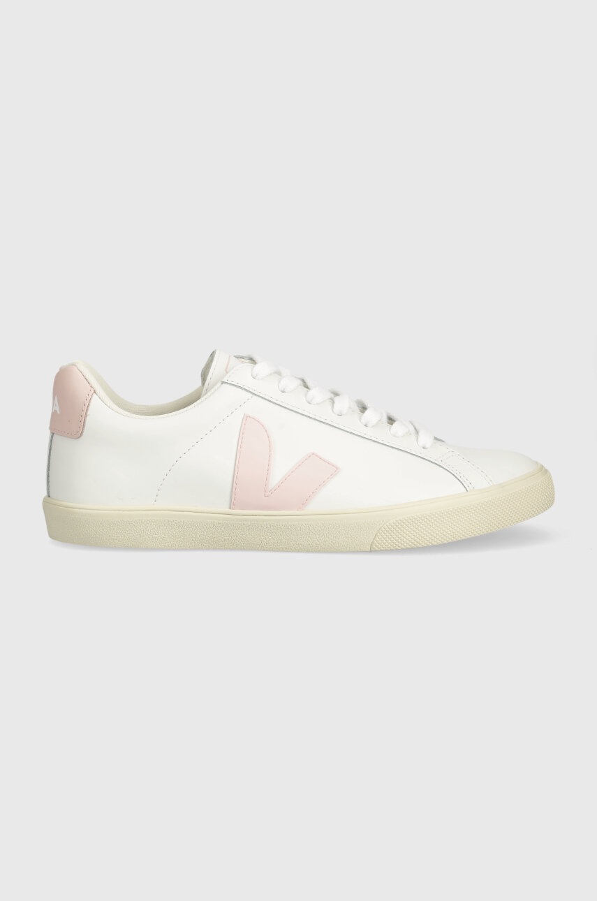 Veja sneakers din piele Esplar Logo culoarea alb