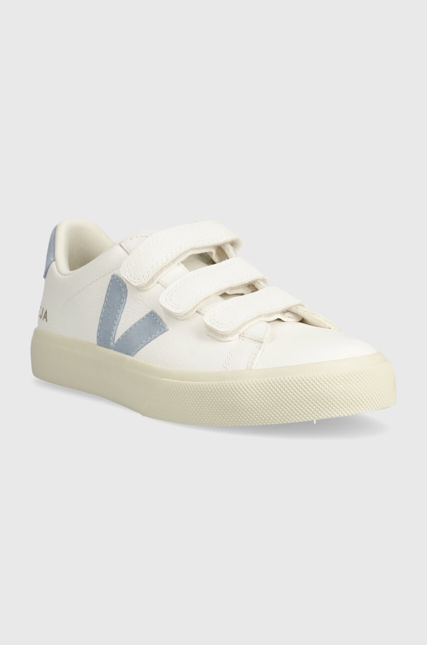 Veja sneakers din piele Recife Logo culoarea alb