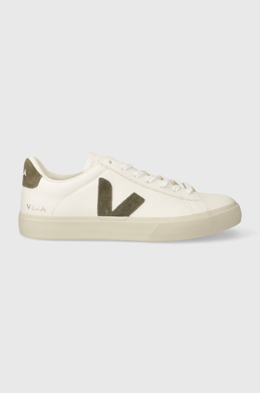 Veja sneakers din piele Campo culoarea alb