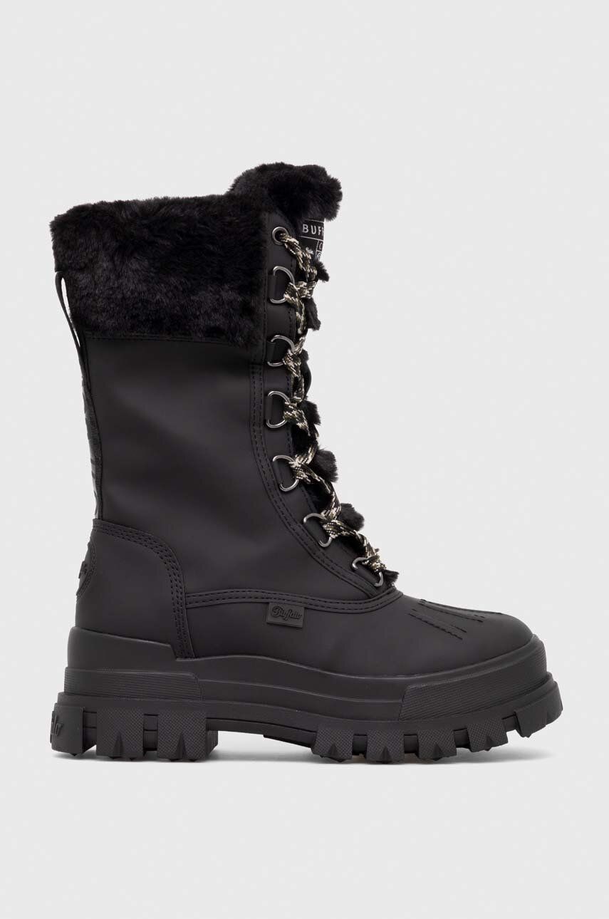 Buffalo cizme de iarna Aspha Duck Boot Warm culoarea negru, 1622184