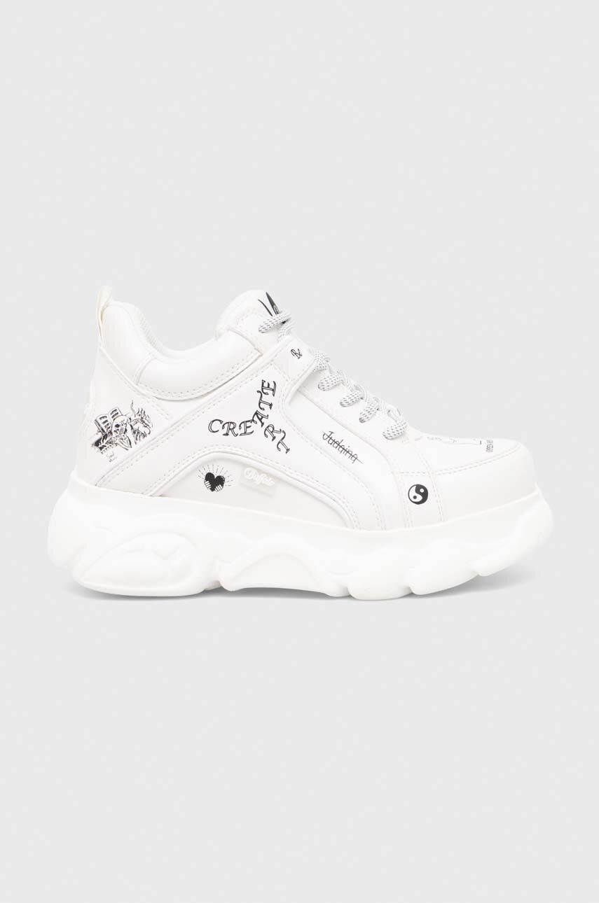 Sneakers boty Buffalo Cld Corin bílá barva, 1636024 - bílá - Svršek: Umělá hmota Vnitřek: Texti