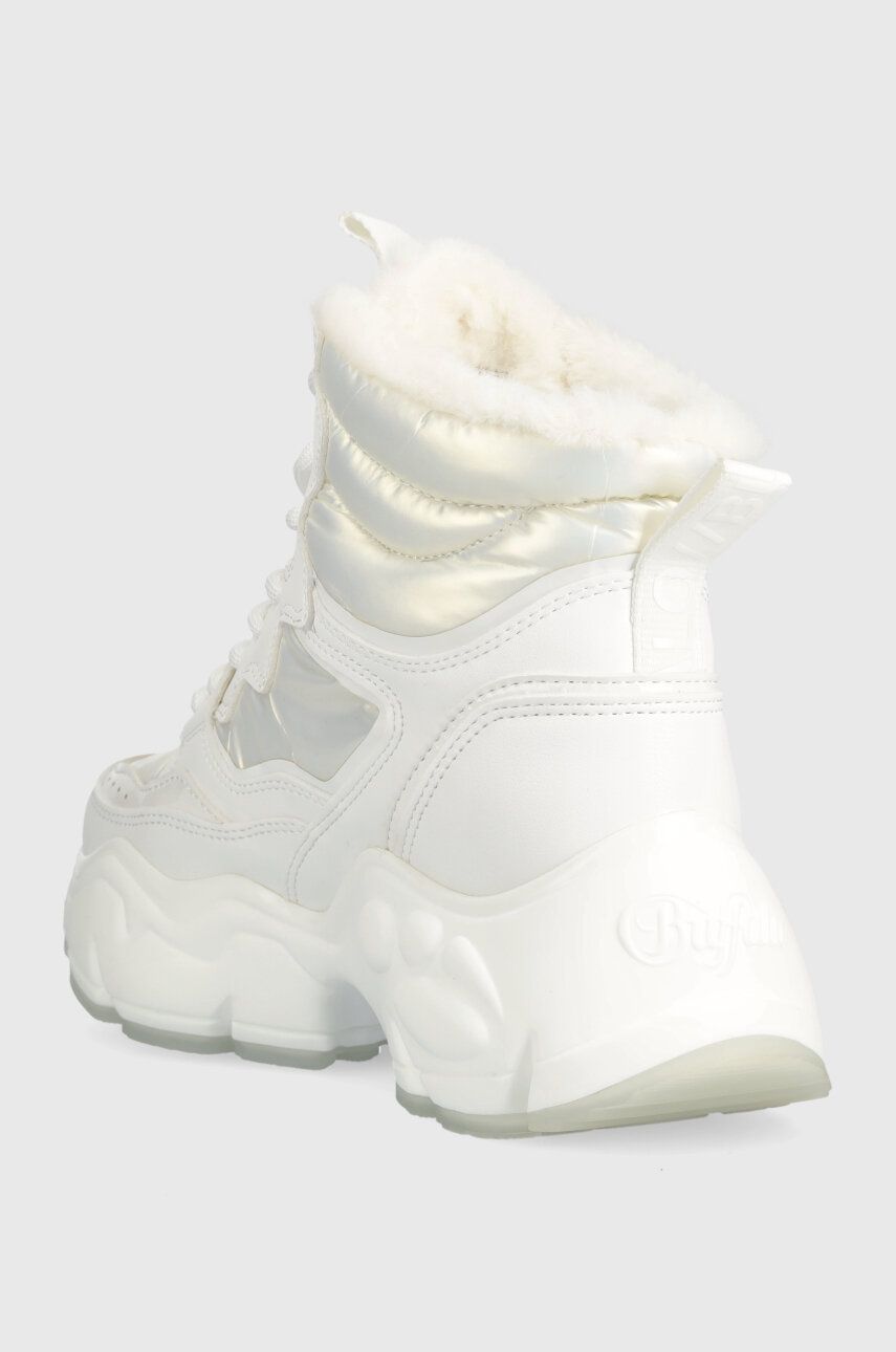 Buffalo Sneakers Binary Snow Lace Up Boot Culoarea Alb, 1636011