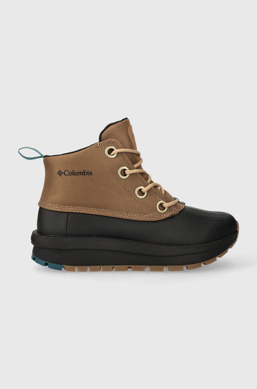 Columbia cizme de iarnă MORITZA SHIELD culoarea maro 2053371