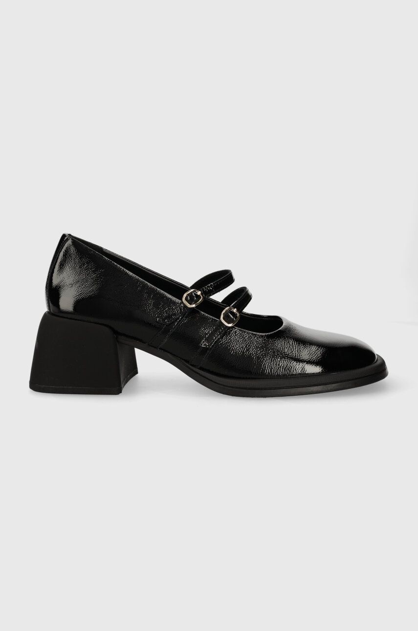 Levně Kožené lodičky Vagabond Shoemakers ANSIE černá barva, na podpatku, 5645.460.20