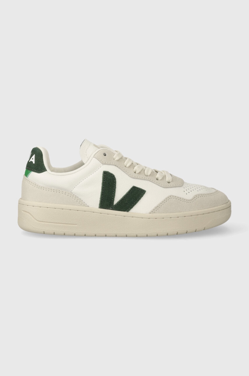 Veja sneakers din piele V-90 culoarea: alb VD2003384A
