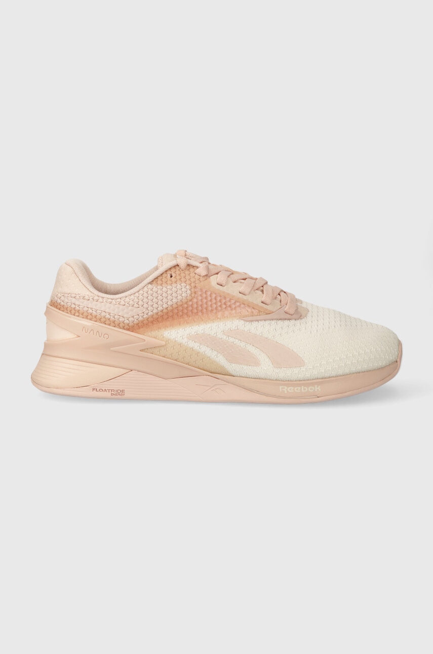 Levně Tréninkové boty Reebok Nano X3 růžová barva