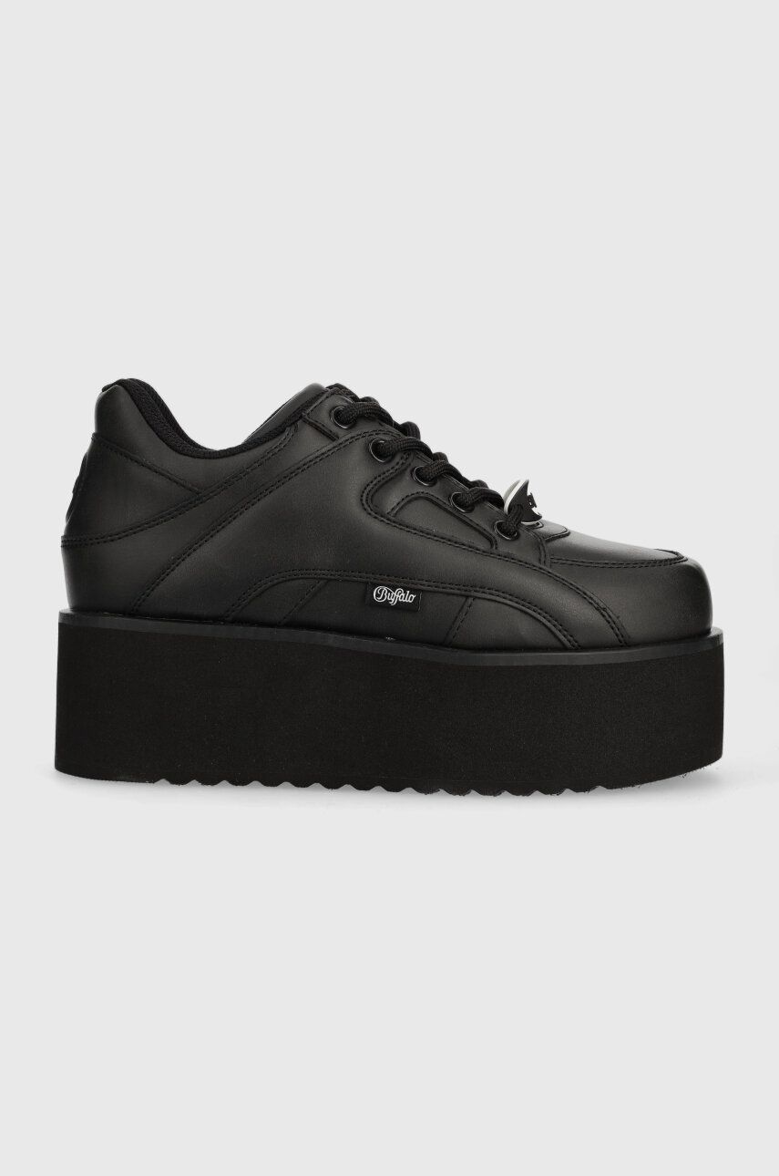 Buffalo sneakers 1330-6 culoarea negru, 1633034