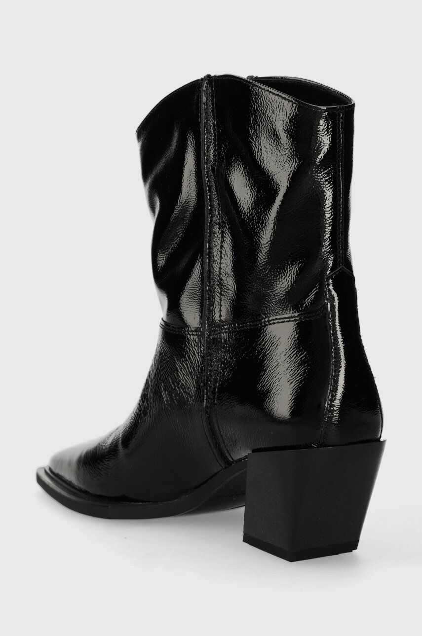 Vagabond Shoemakers Cizme De Piele ALINA Femei, Culoarea Negru, Cu Toc Drept, 5421.160.20