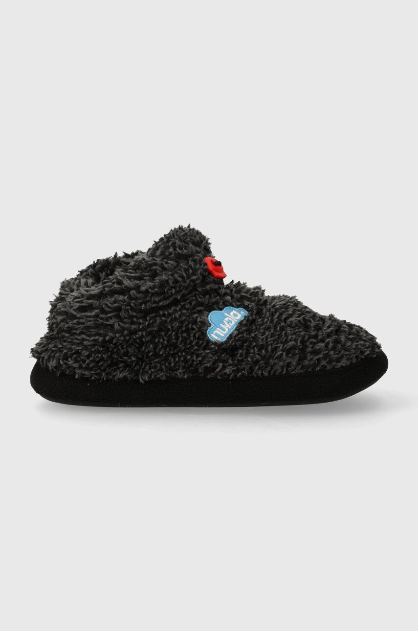 Pantofle Home Cloud černá barva, UNBOC7 - černá - Svršek: Textilní materiál Vnitřek: Textilní m