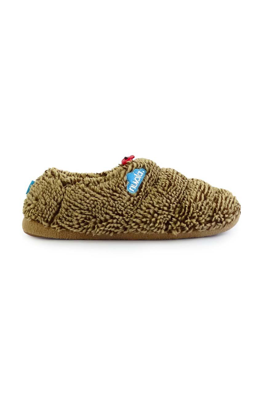 Pantofle Classic Cloud Polar hnědá barva, UNCLCLPL.BROWN - hnědá - Svršek: Textilní materiál Vn