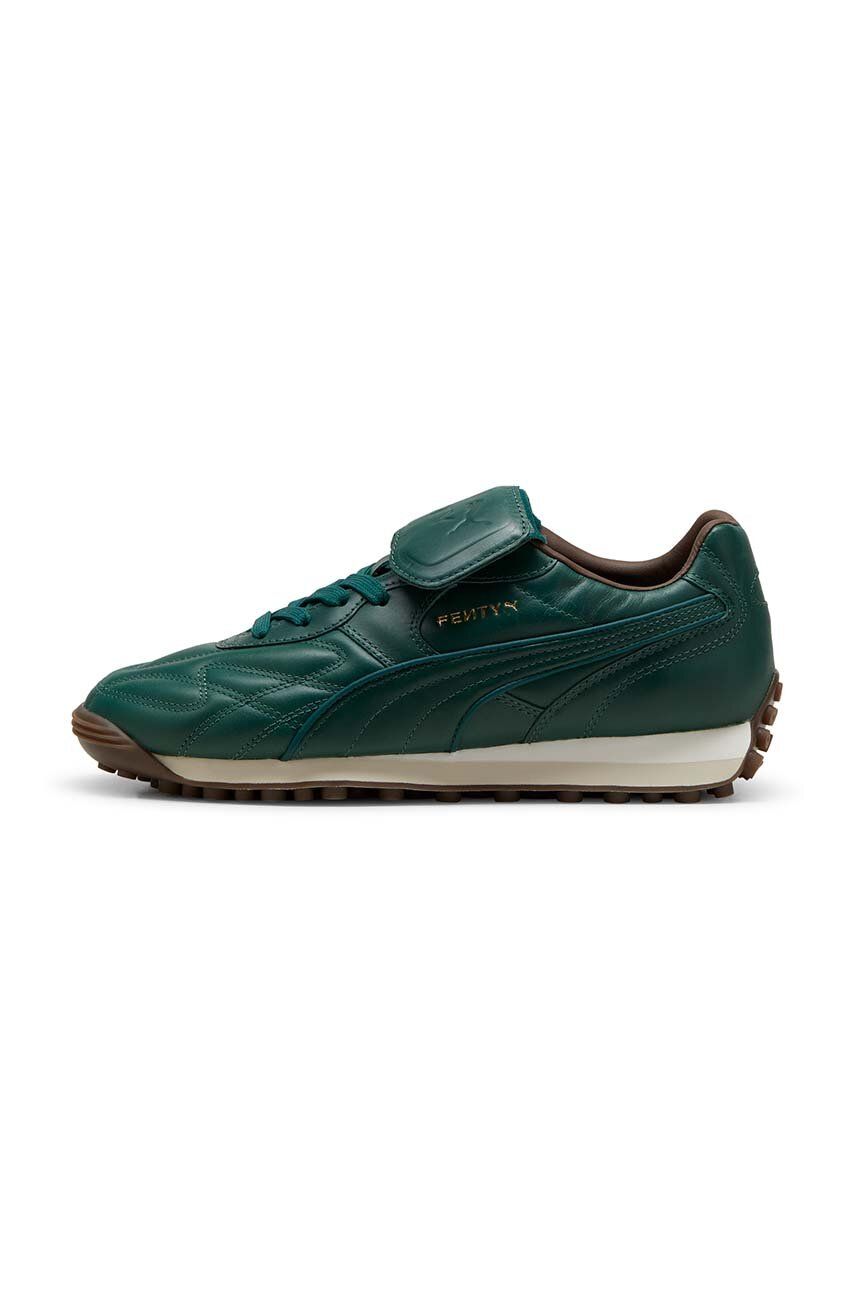 Puma Sneakers Din Piele Fenty X Puma Culoarea Verde 39835202