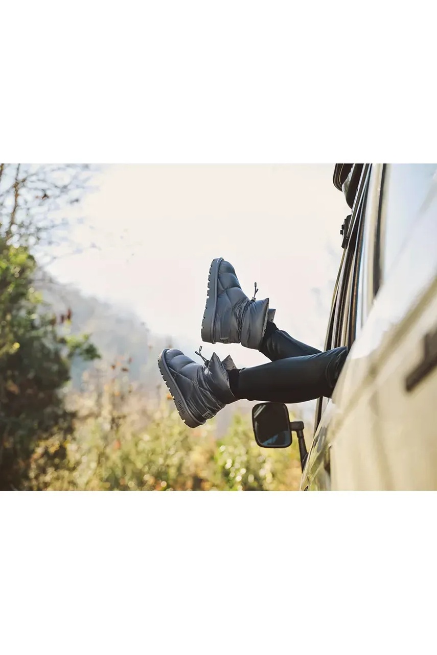 Μπότες χιονιού Flufie Metallic χρώμα: γκρι φωτογραφία