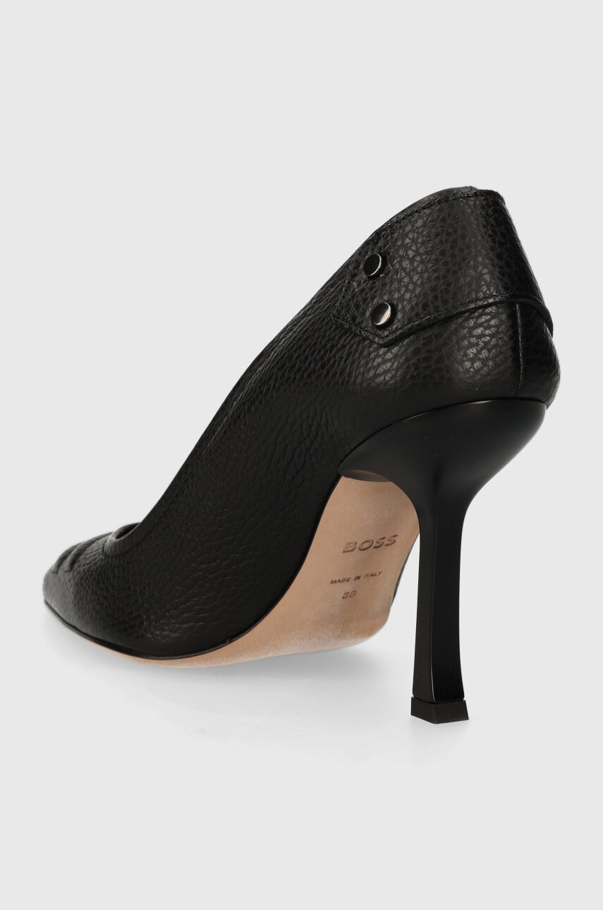 BOSS Stilettos De Piele Vivian Culoarea Negru, 50498766