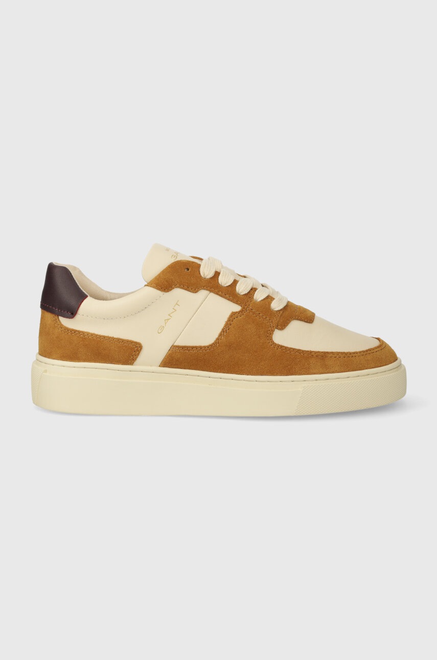 E-shop Kožené sneakers boty Gant Julice béžová barva, 27531176.G138