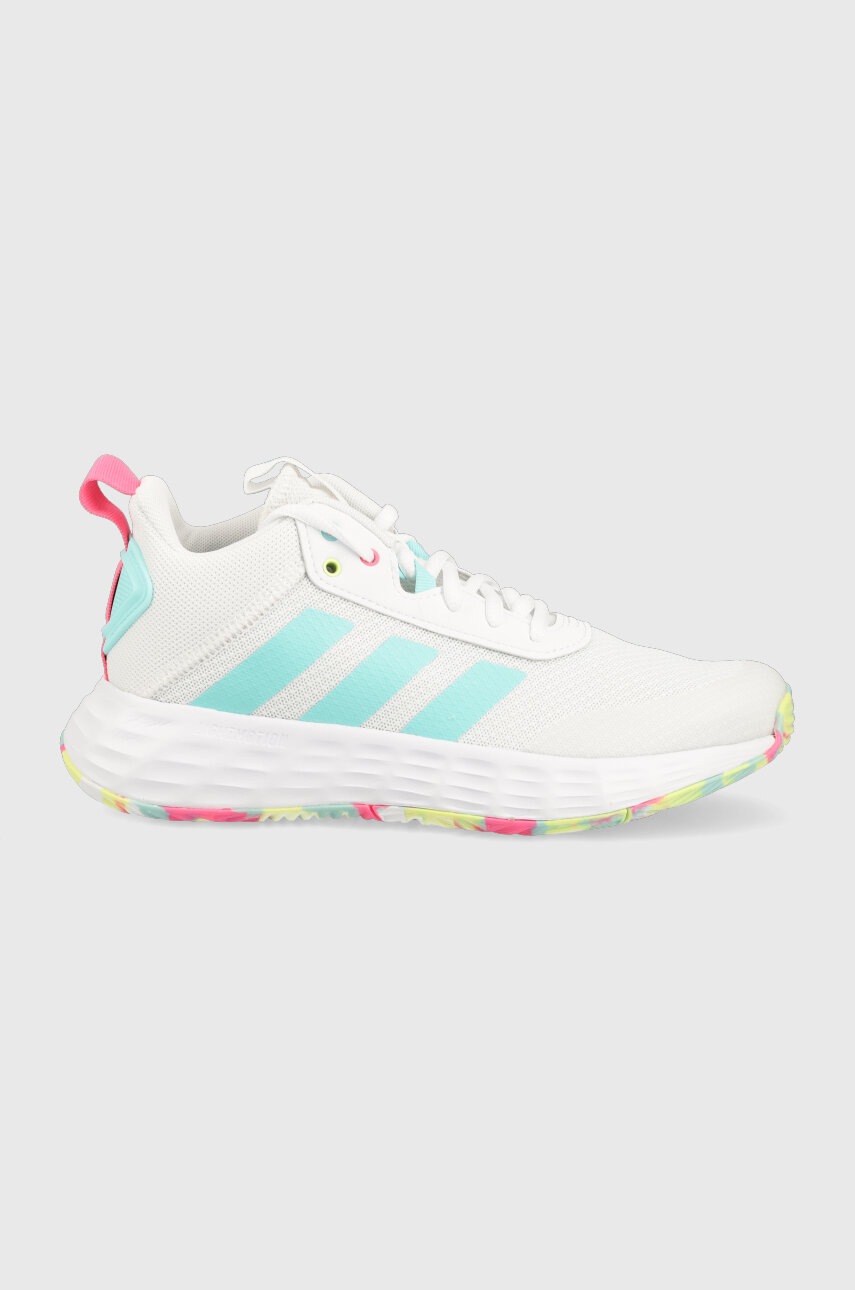 Levně Dětské sneakers boty adidas Originals OWNTHEGAME 2.0 K bílá barva