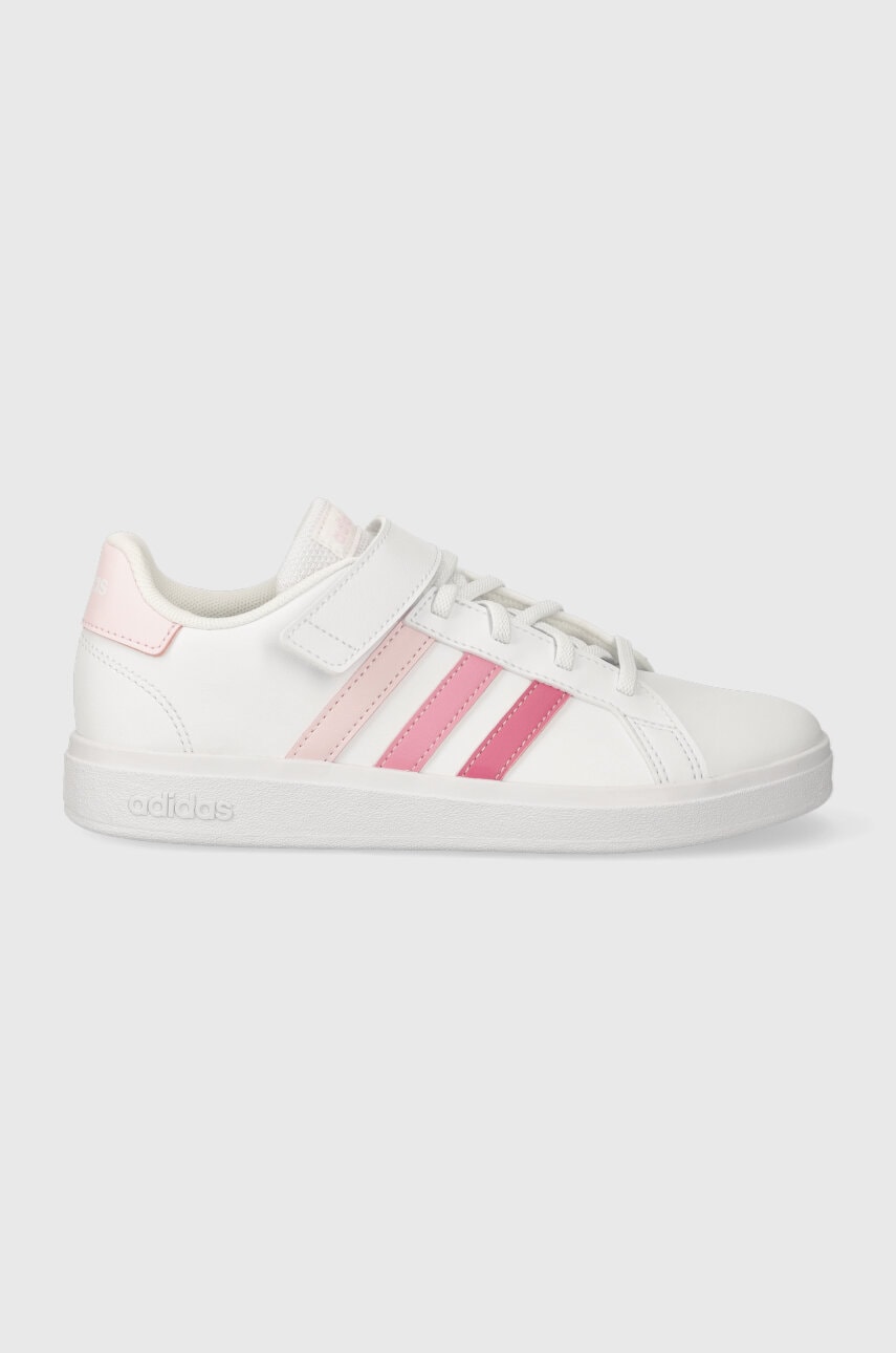 E-shop Dětské sneakers boty adidas GRAND COURT 2.0 EL bílá barva