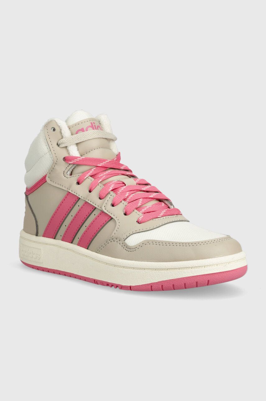 Superge Adidas Originals HOOPS MID 3.0 K Bela Barva