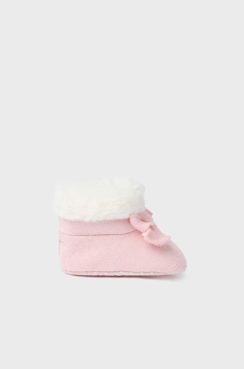 Levně Dětské boty Mayoral Newborn růžová barva