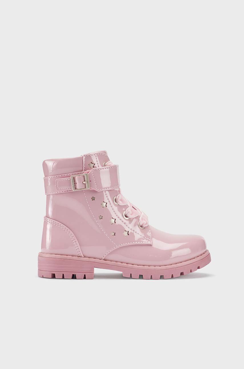 Детские ботинки Mayoral цвет розовый