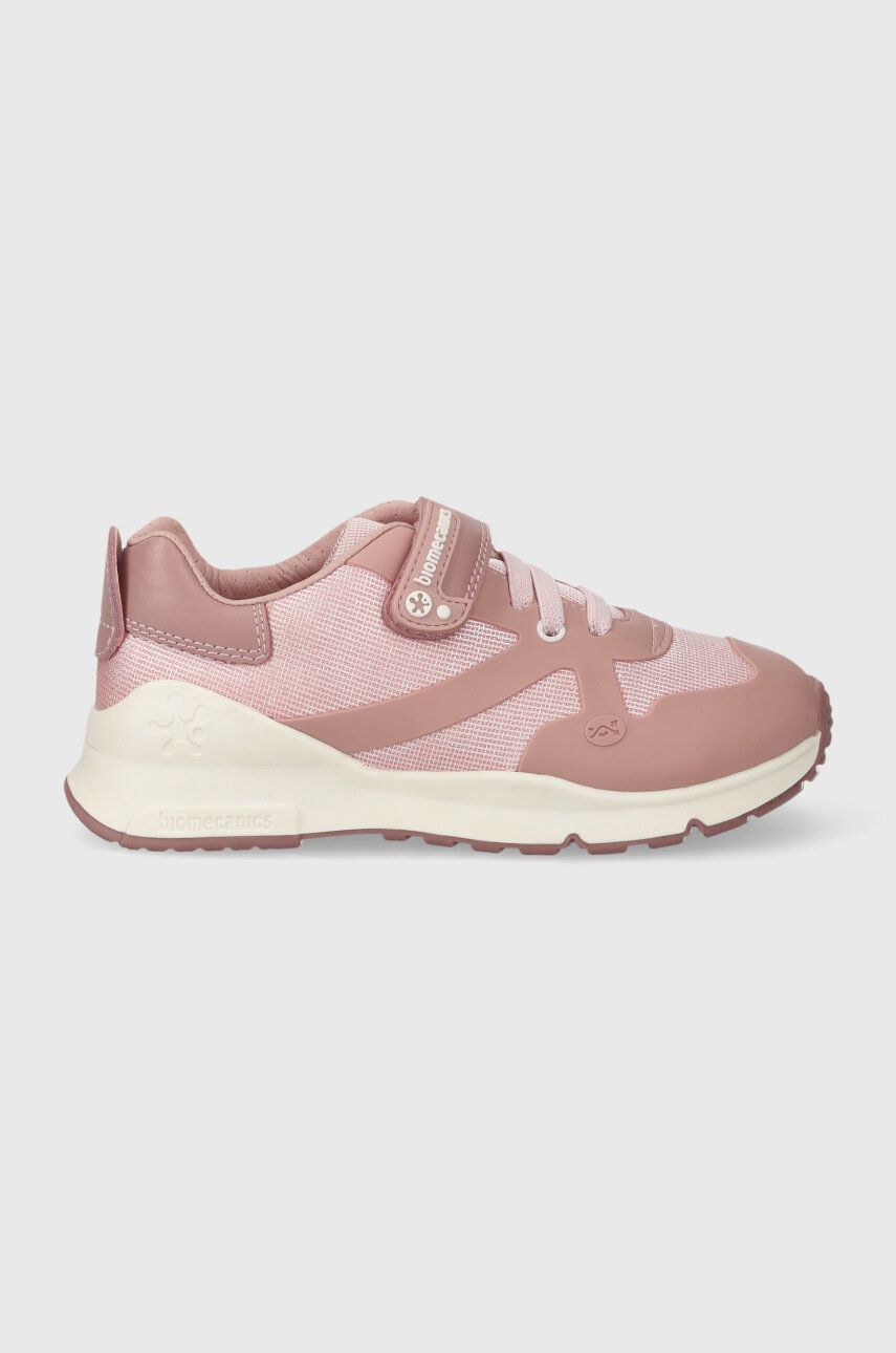E-shop Dětské sneakers boty Biomecanics růžová barva