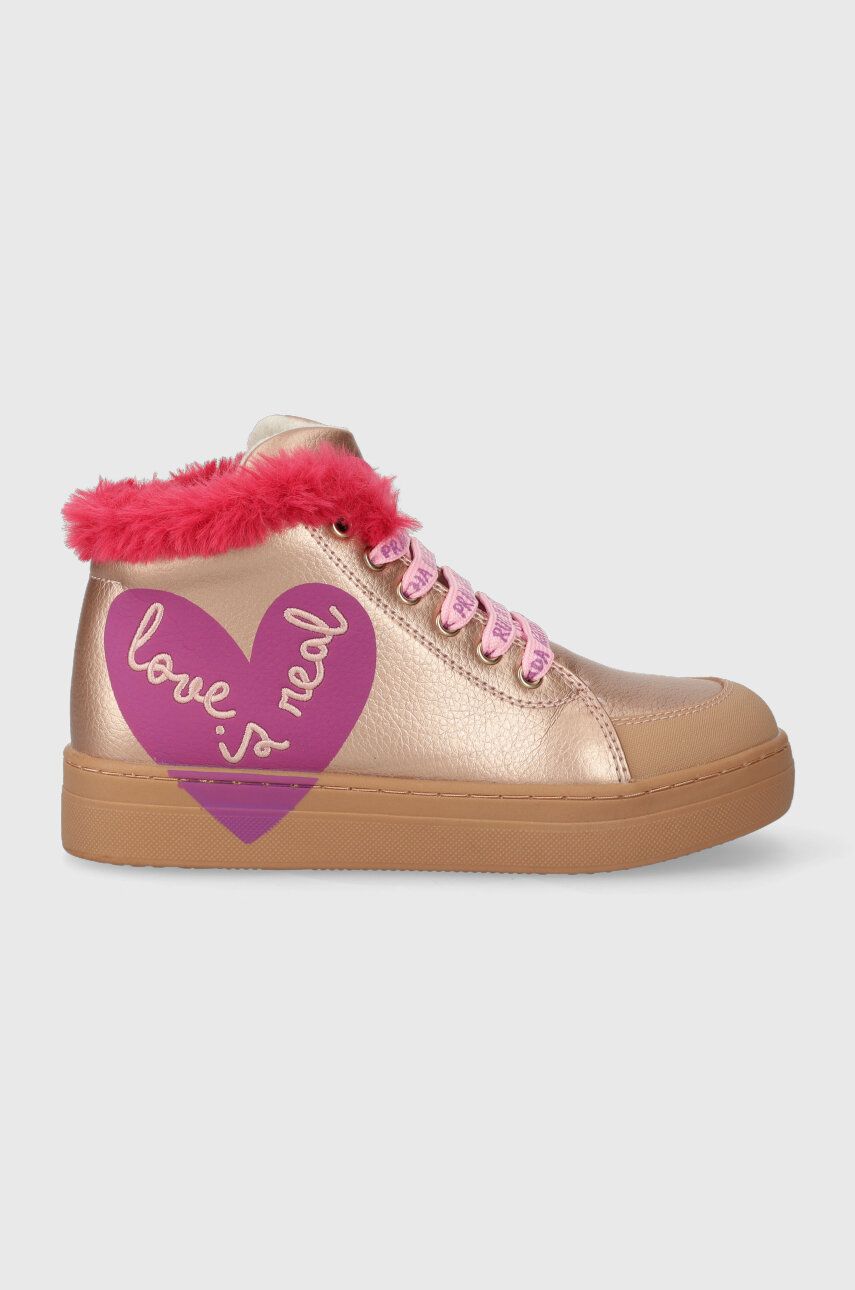 E-shop Dětské zimní boty Agatha Ruiz de la Prada zlatá barva
