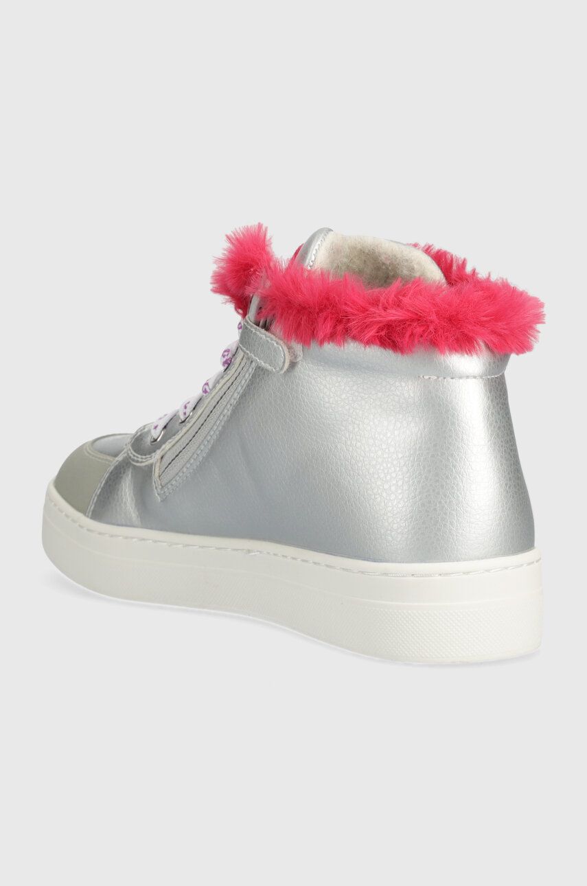 Agatha Ruiz De La Prada Sneakers Pentru Copii Culoarea Argintiu