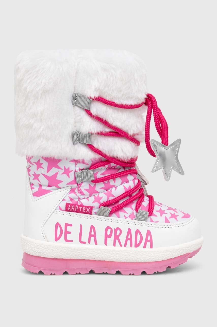 Agatha Ruiz de la Prada cizme de iarna copii culoarea alb