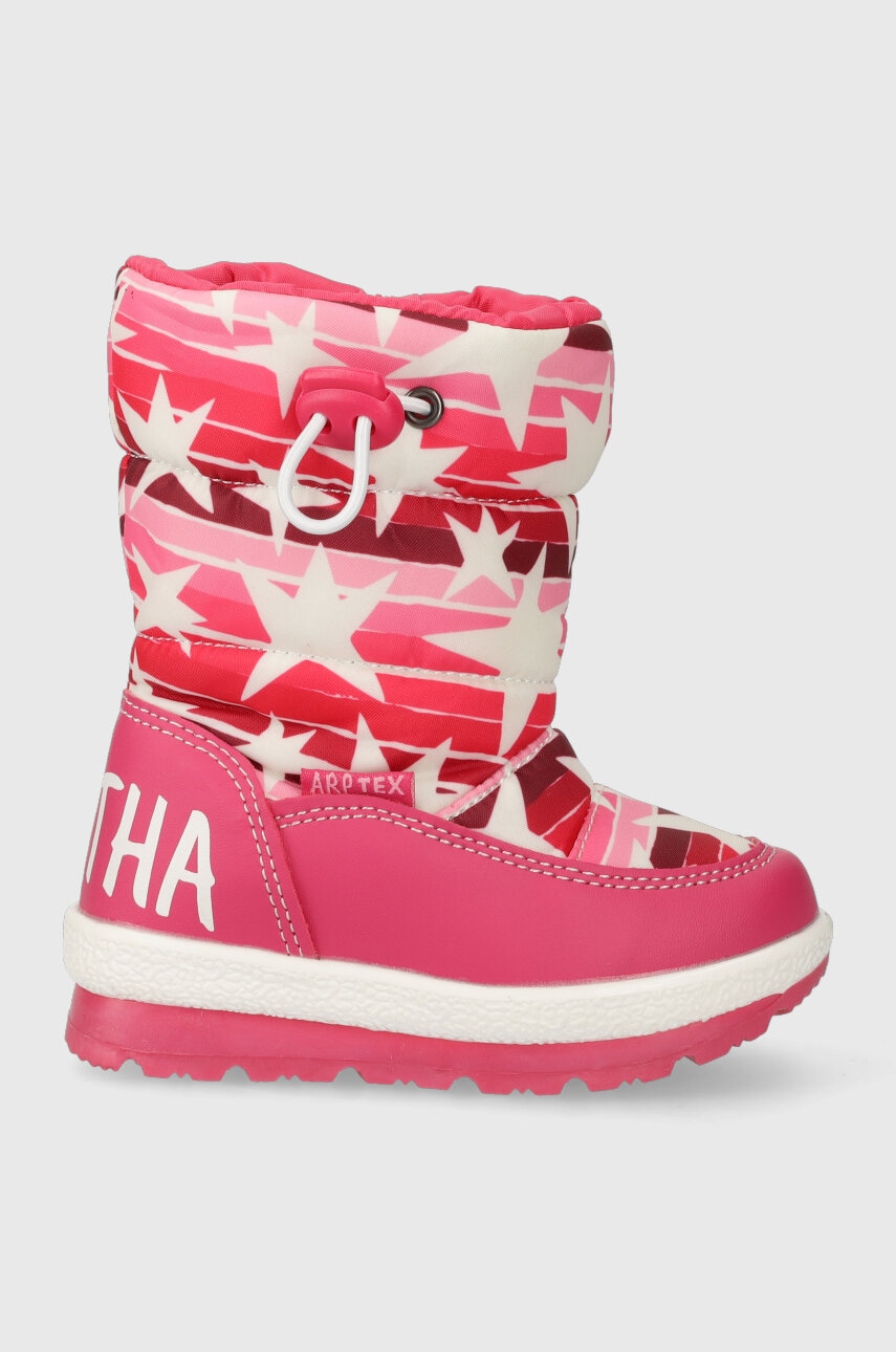 Agatha Ruiz de la Prada cizme de iarna copii culoarea roz