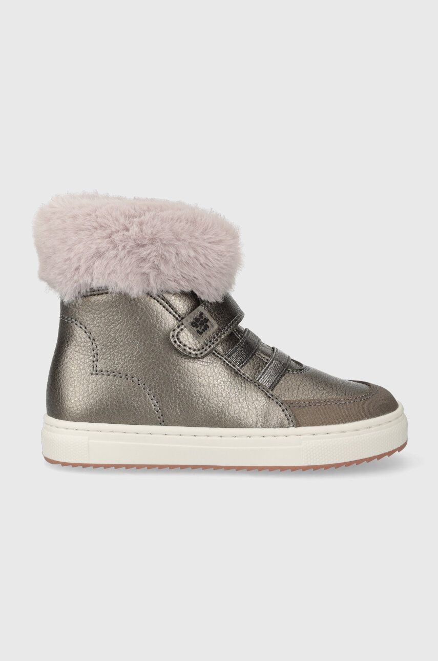 Dětské zimní boty Garvalin stříbrná barva - stříbrná - Svršek: Umělá hmota Vnitřek: Vlna P