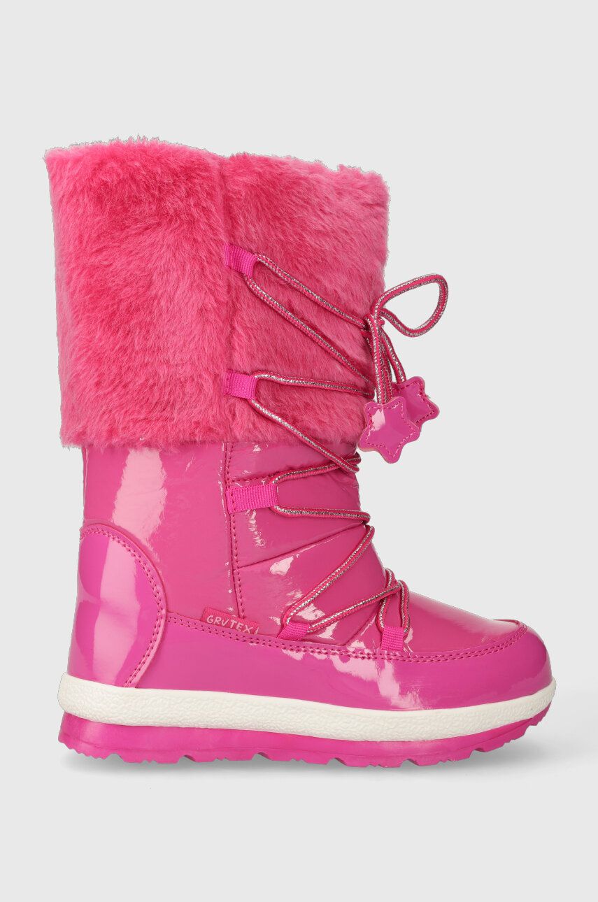Garvalin cizme de iarna pentru copii culoarea roz