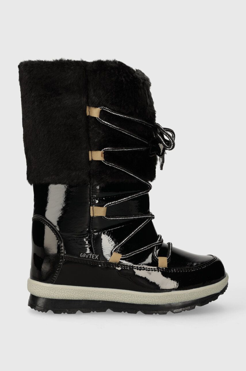 Garvalin cizme de iarna copii culoarea negru