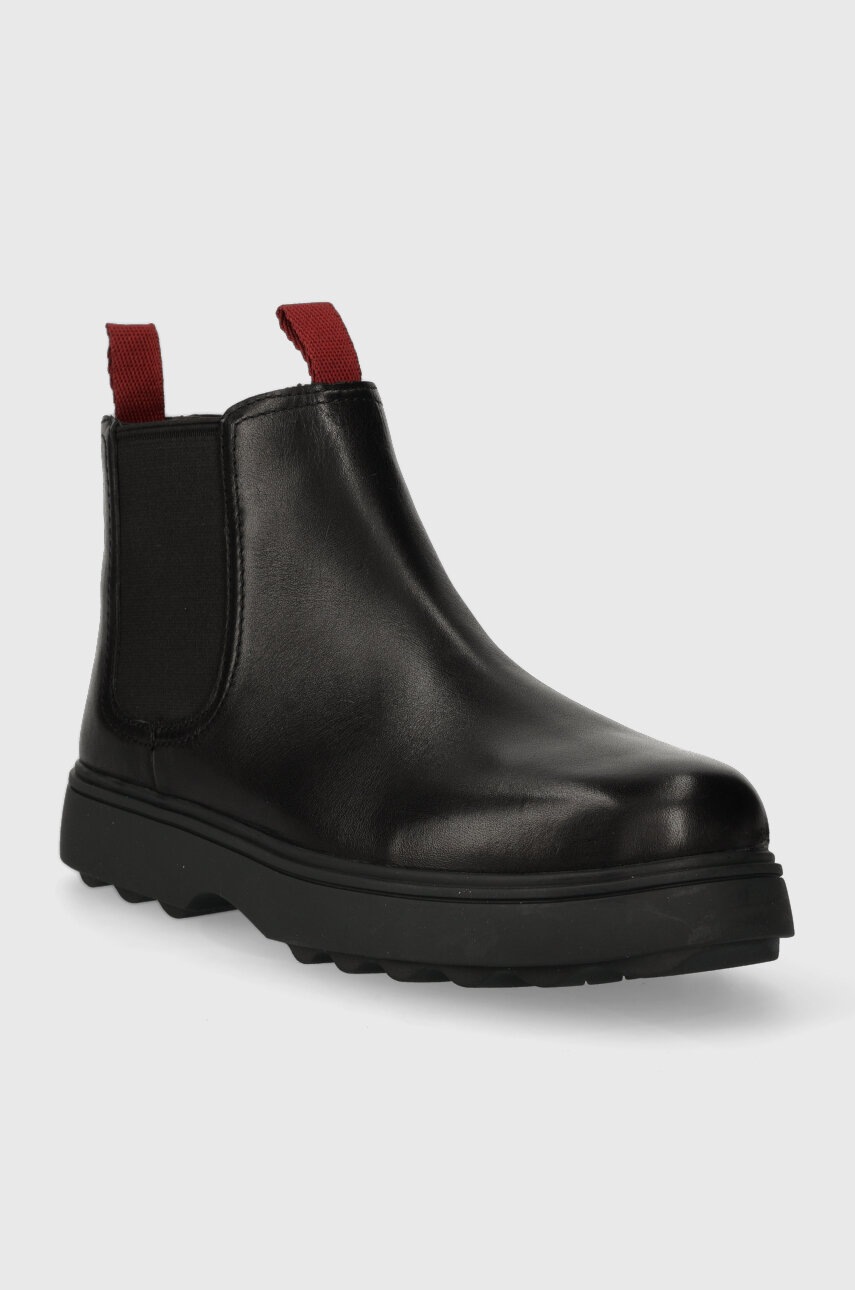 Детские кожаные ботинки Camper Norte Kids цвет чёрный