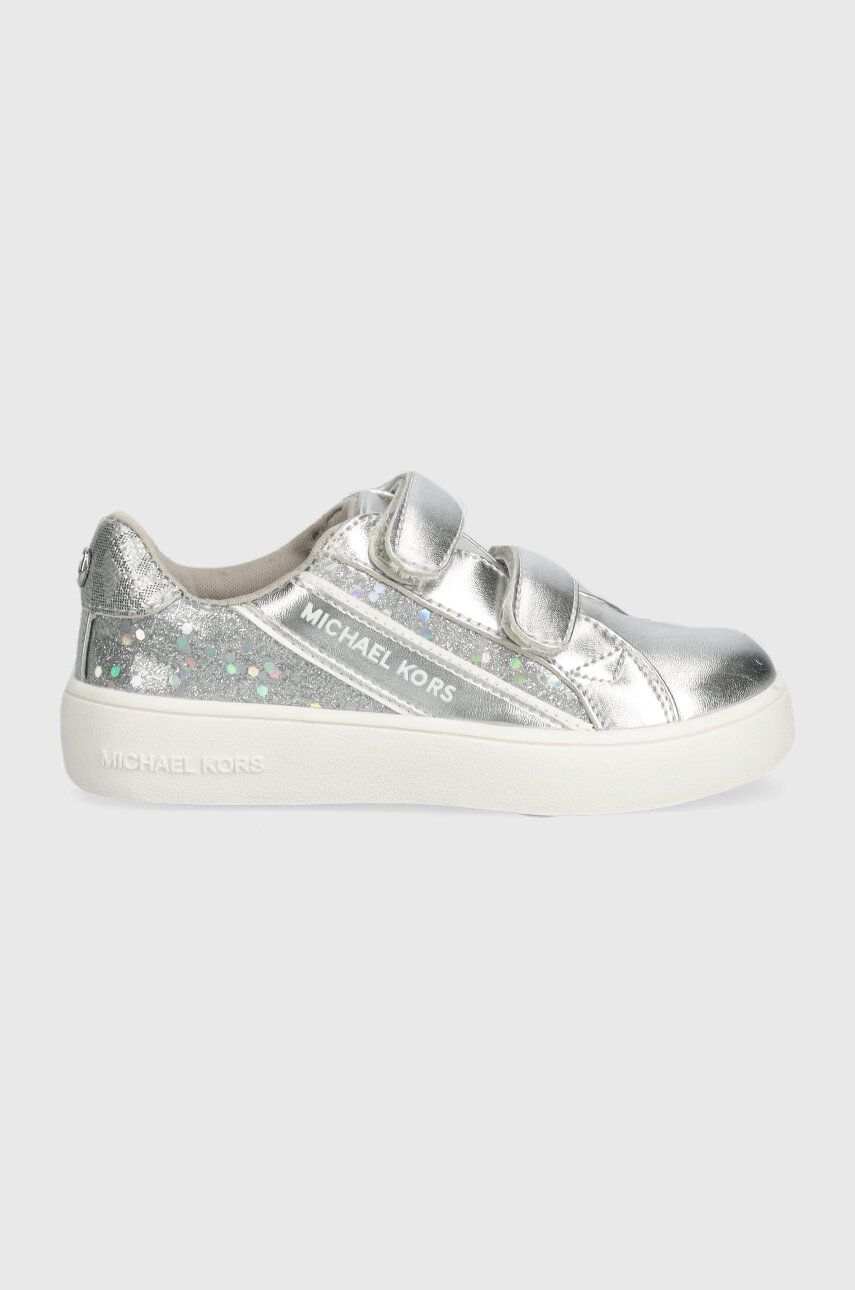 Levně Dětské sneakers boty Michael Kors stříbrná barva